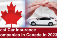Best Car Insurance Companies in Canada in 2023